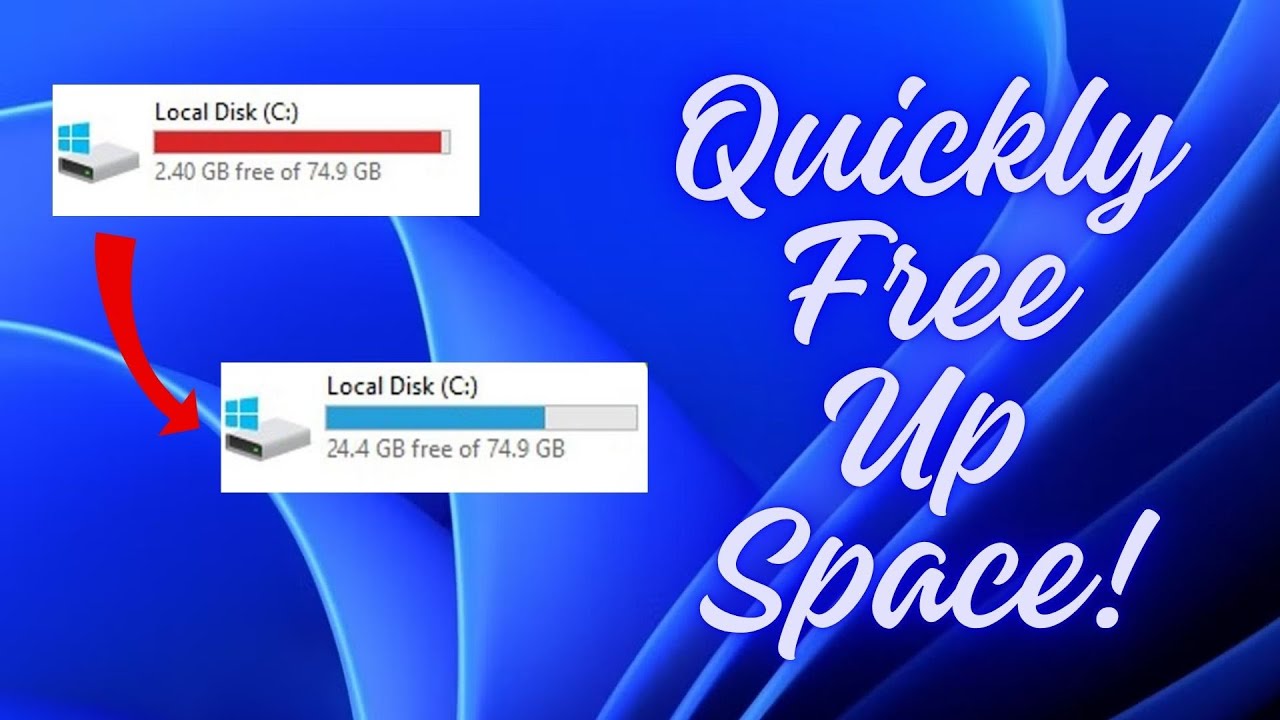 C Drive Full? Free Up Space in Minutes! - YouTube