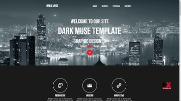 Dark Muse - One Page Parallax Template        Lamar Edwin