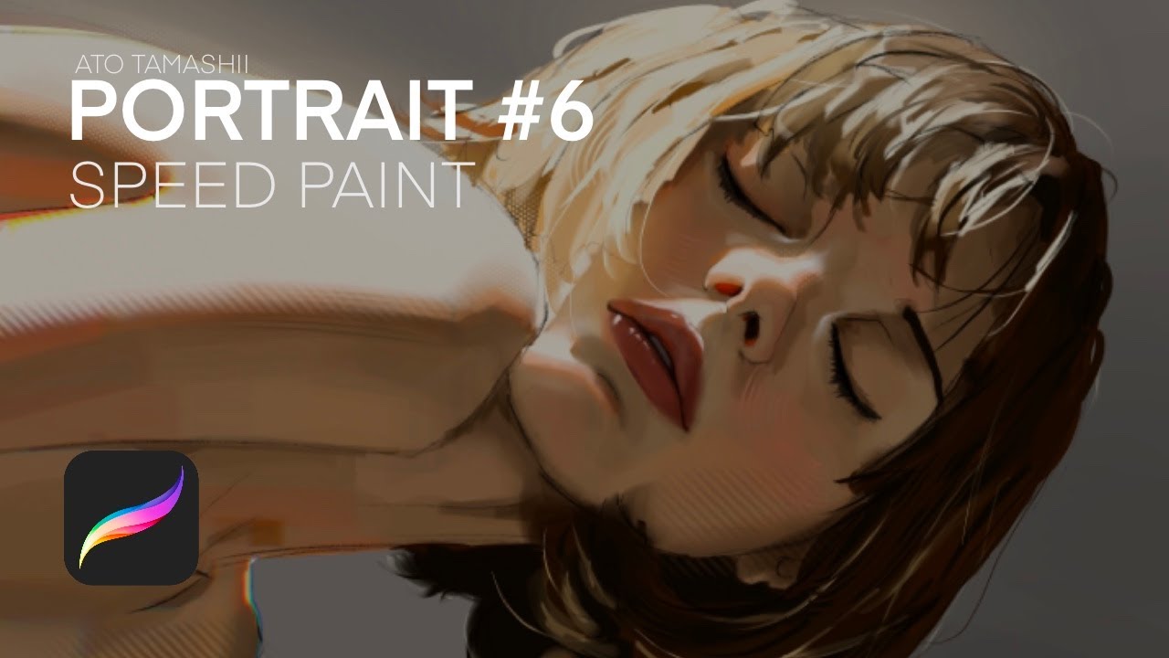 PORTRAIT #6 DRAWING | DIGITAL ART | Speed Painting | Procreate ipad ...