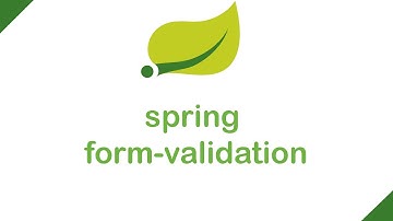 SPRING FRAMEWORK - (HTML) FORM VALIDATION