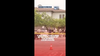 2 hurt, 1 detained after explosion at courthouse #shorts #shortnews #breaking #breakingnews