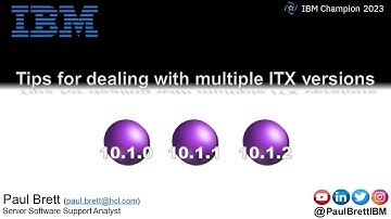 Tips for dealing with multiple ITX versions