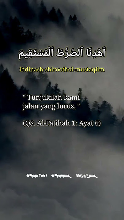 Surah Al  Fatihah 1 : Ayat 6 ll Ngaji Yuk !  #ngajiyuk #ngajionline #shorts  #storyislami