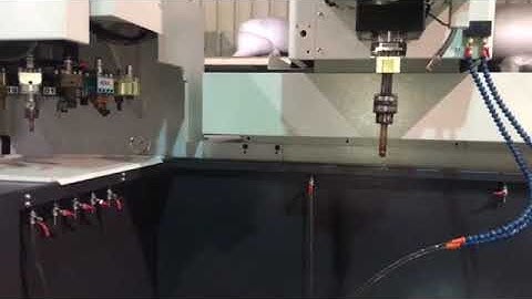 HCM EDM HC8060 ATCX20 C axis AB axis working video