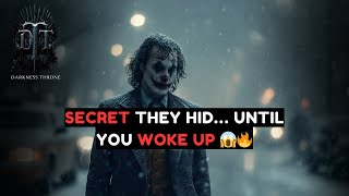 Secret Meeting About You Ended In Tears   The Dark Truth They Feared   Joker Speech