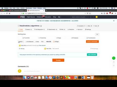 updating a git repository