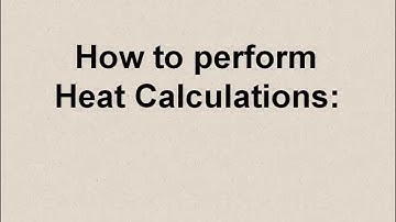 Chemistry Regents: Basic Heat Calculations using Q=mCΔT