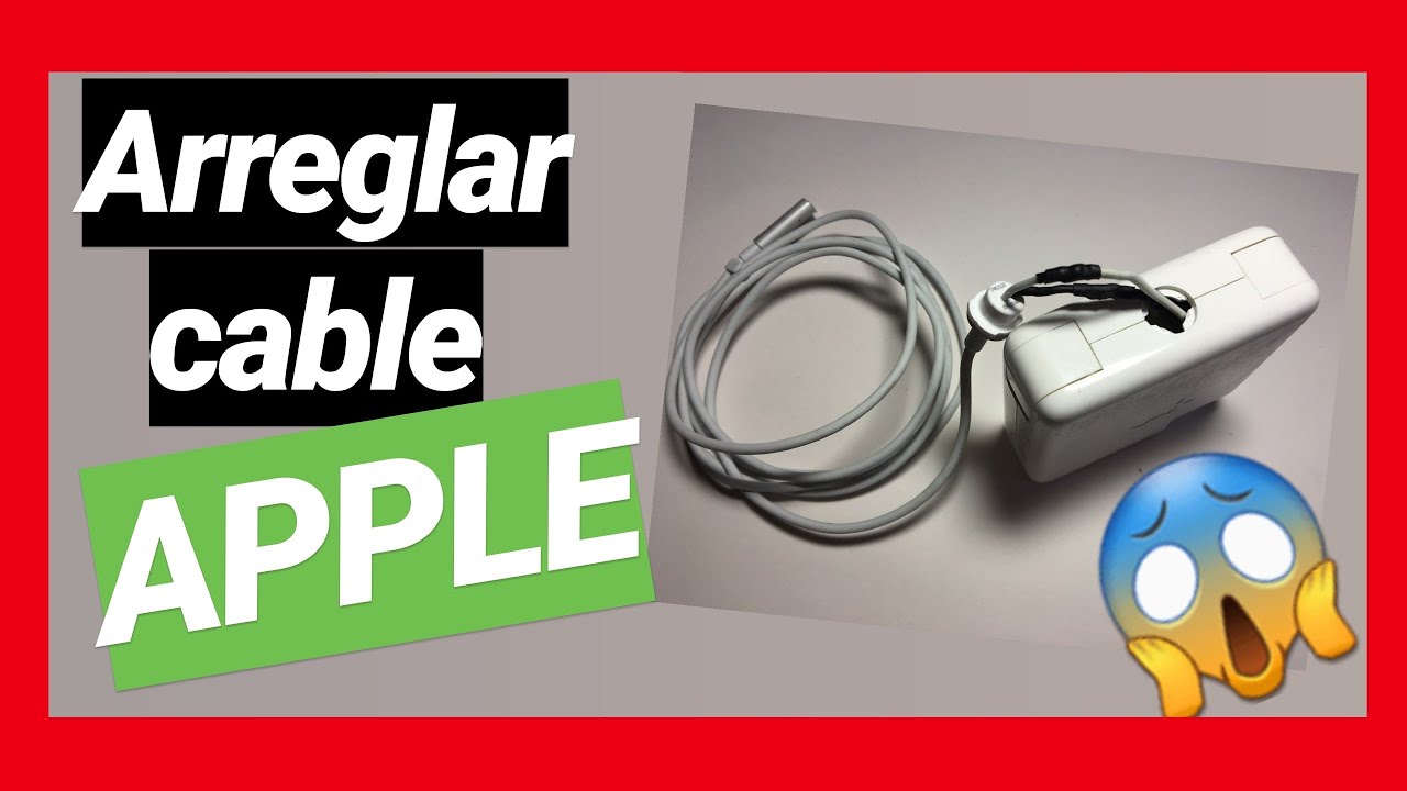 Como Reparar Cable De Cargador De Macbook Youtube
