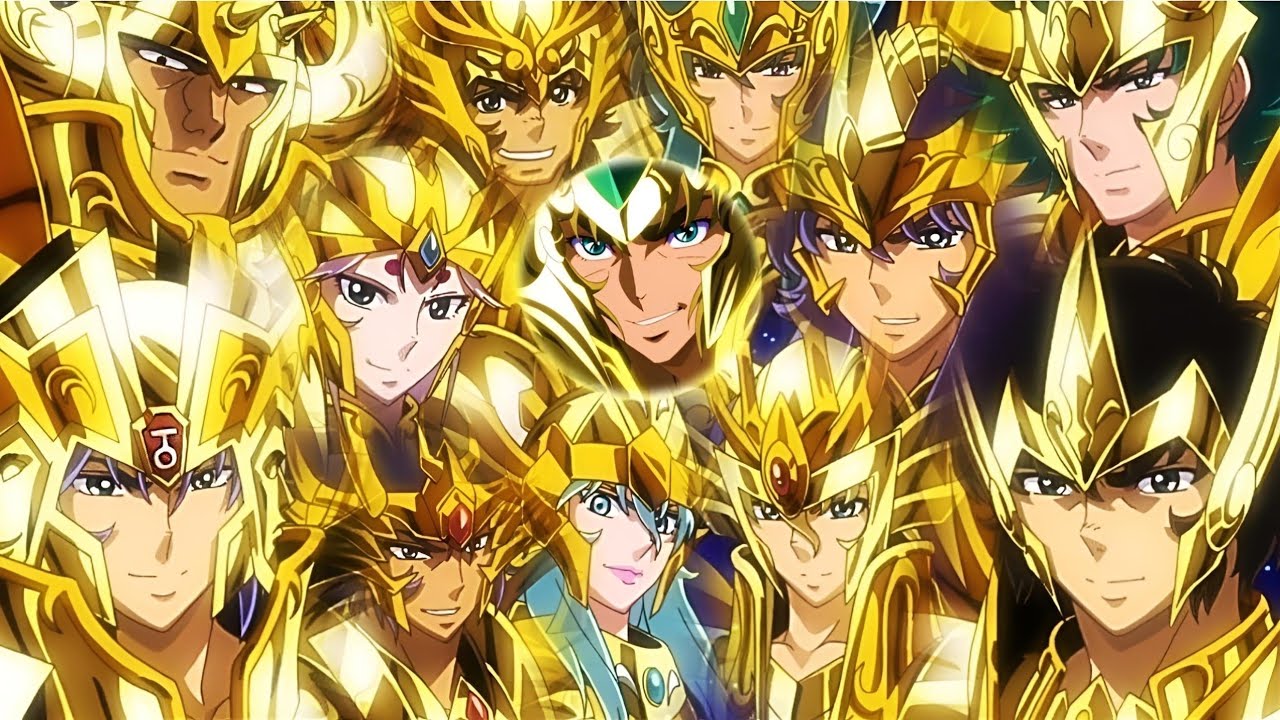 Golpes dos Cavaleiros de Ouro com Armaduras Divinas [Soul of Gold - Legendado]