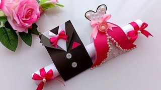 A Beautiful Anniversary card idea | How to make anniversary card at home