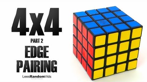 How to solve the 4x4 Rubik