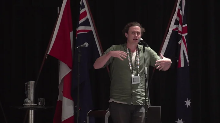 Slam poet Philip Wilcox performs at IIMHL Exchange...