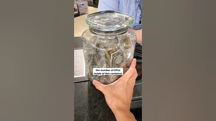 how many CPUs are in this jar? #shorts
