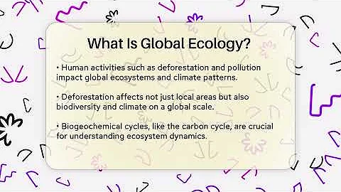 What Is Global Ecology? - Ecosystem Essentials