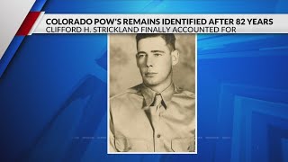 Colorado WWII POW soldier identified 80 years later