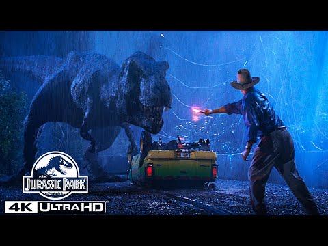 The T. Rex Escapes the Paddock in 4K HDR