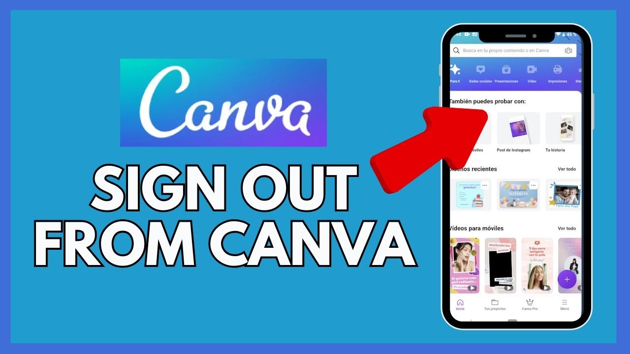 How to Sign Out of Canva App 2024? - YouTube