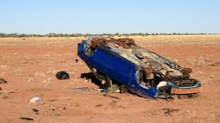 Central Australian Outback travels. Lots of abandoned Cars and Lizards!