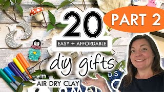 **PART 2** DIY GIFT IDEAS AIR DRY CLAY Gifts People Actually Want BEST