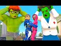 The Incredible Nick Hulk &amp; Policeman VS Team Zombie | Scary Teacher 3D Avengers: Endgame