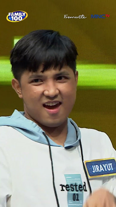 Lagi-Lagi Jawaban Jirayut Kurang Cepet Dari Ganta🤣 #Family100