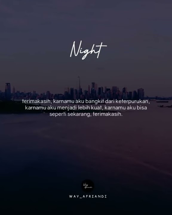 Status WA - Buat Kamu Terimakasih