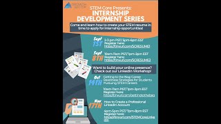 STEM Resume Workshop 2022