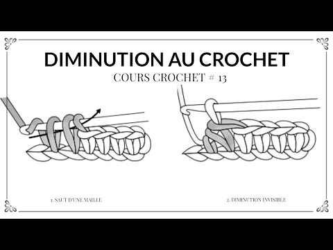 Crochet decrease. Crochet lessons.