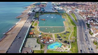 Hove Lagoon Water Sports And Beach In Sus, England Drone Hd
