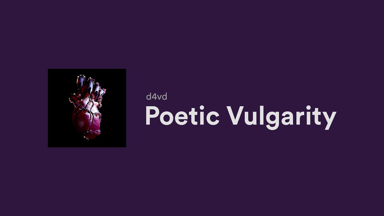 d4vd Poetic Vulgarity (Lyrics) YouTube