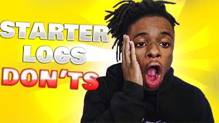 Starter Locs Tips What not to Do with Your Dreadlocks