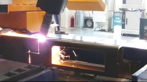 Rectangular profile cutting 180x100x8