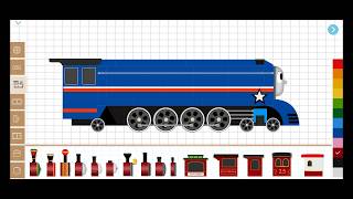 Labo Brick Train Hank The Streamlined Engine