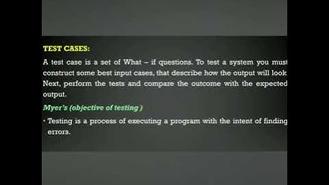 CS-8592/OOAD /UNIT 5/ DEVELOPING TEST CASES & TEST PLANS