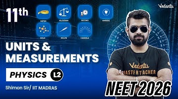 Units & Measurements L2 | Class 11 | Physics | NEET 2026 |🔥 Shimon Sir