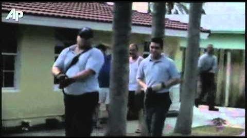 Raw Video: Giant Python Shows Up in Family Pool