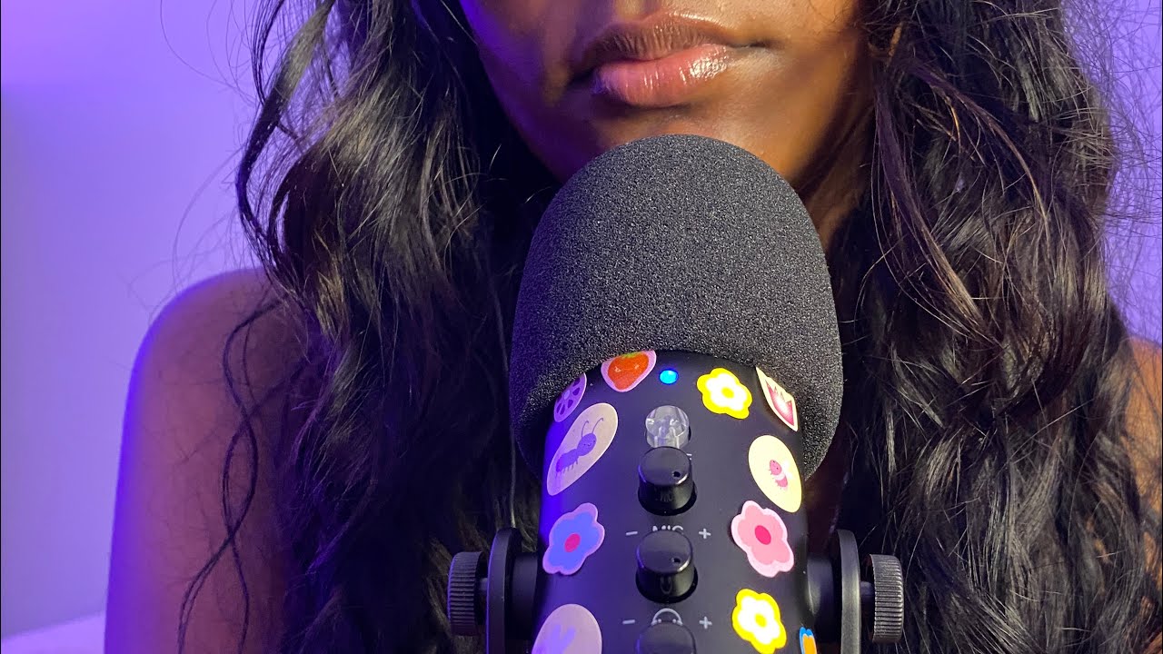 asmr whisper ramble with subtle gum chewing