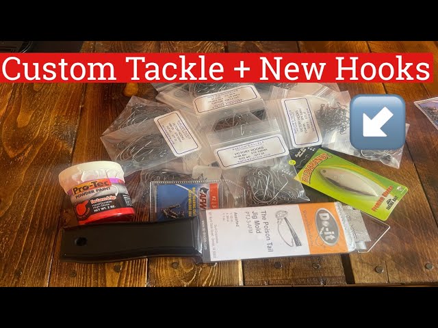 Custom Tackle Unboxing From Barlow's Tackle! #bassfishing #tackle #barlows  #doitmolds #hildebrant 