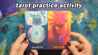 Practice Tarot with me: Reading card combos
