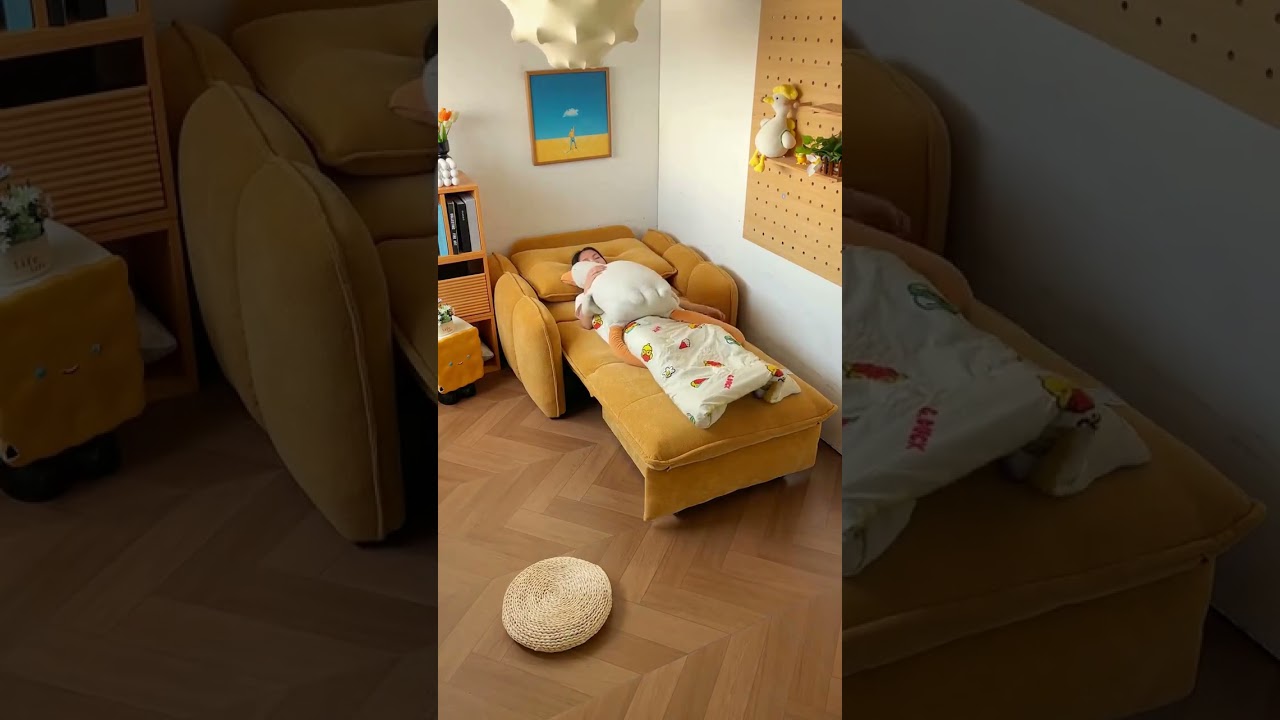 リモコン 1 つで変身！電動一人掛けソファベッド✨ #sofa #home #tiaro