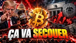🚨 BITCOIN : 48H DÉCISIVES ! TRUMP, VOTE CRYPTO ET FED… ÇA PEUT BASCULER !