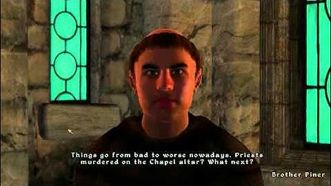 Elder scrolls IV : Oblivion walkthrough part 13 - Weynon priory