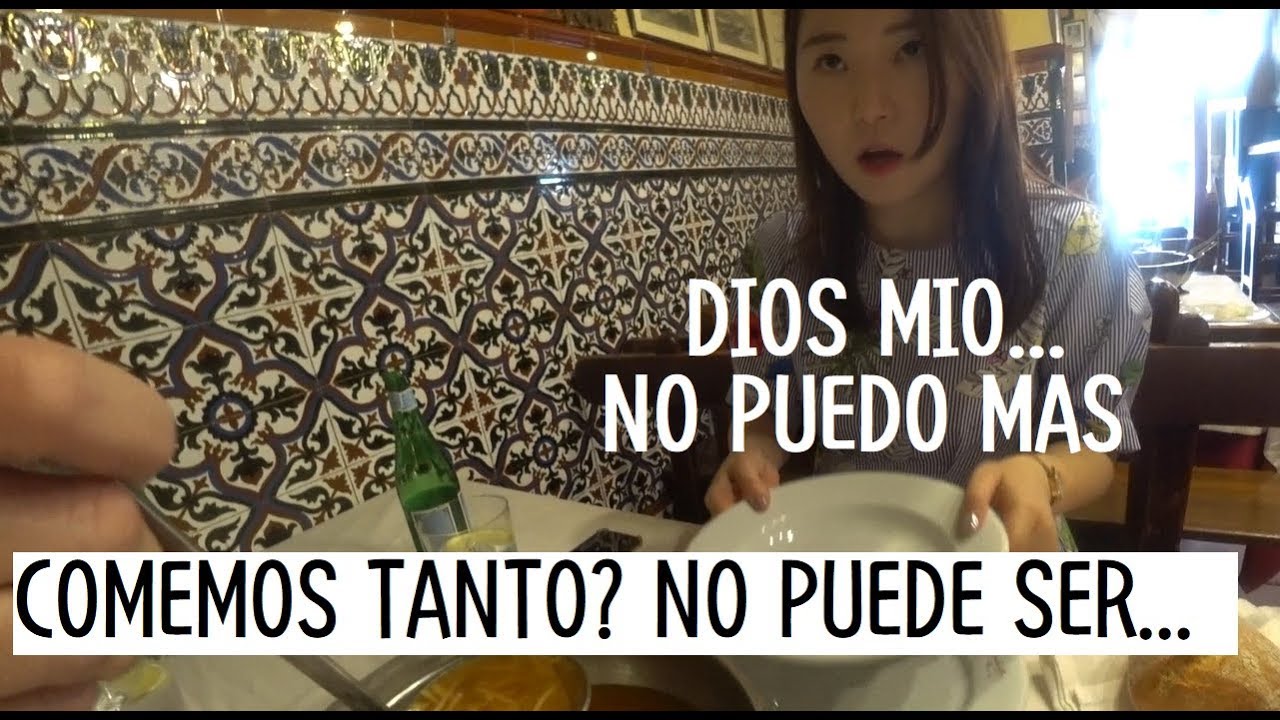 PROBANDO LA COMIDA TIPICA ESPAÑOLA POR PRIMERA VEZ ★ PERO TANTO?