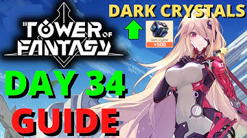 Tower Of Fantasy Ultimate Guide Day 34 Dark Crystals Farming Claudia 1.5 Artificial Island