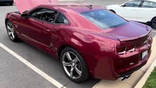 2011 Camaro SS Infrared Temp Readings of Stock Manifolds Versus Stainless Steel Long Tube Headers