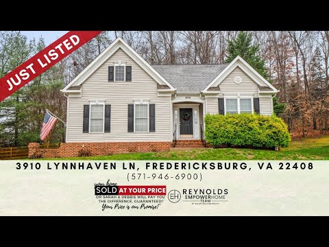 3910 Lynnhaven Lane, Fredericksburg, VA home video tour