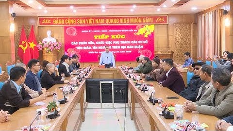 Tiếp xúc chức sắc, chức việc phụ trách các cơ sở tôn giáo, tín ngưỡng nhân dịp Xuân Ất Tỵ năm 2025