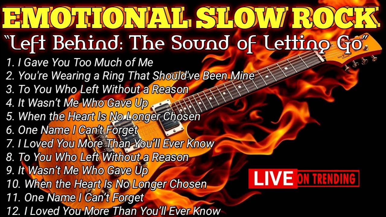 💔 A Slow Rock Journey Into Heartbreak | American Sad Rock 2025