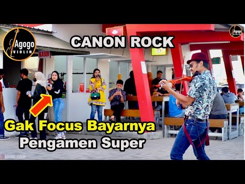 CANON ROCK VIOLIN. yang nonton sampai gak konsen bayarnya di kasir, Padahal belum mesan