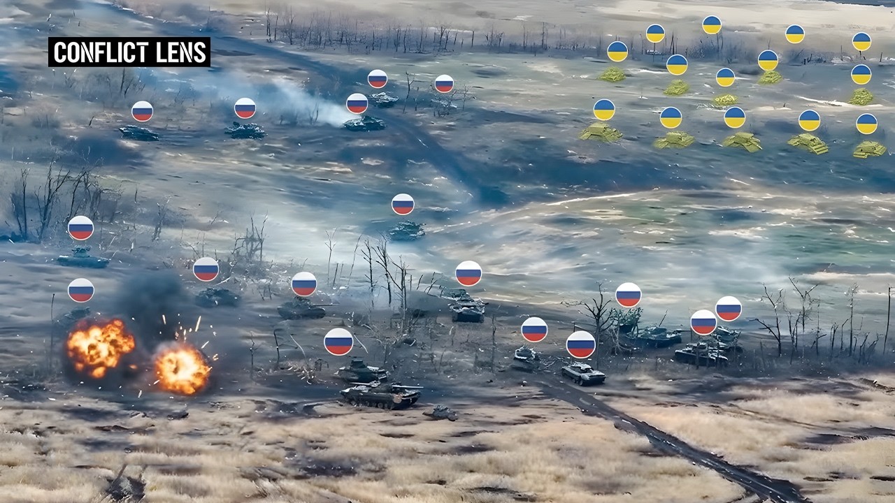 Безумные бои конвоев в Украине, вы не поверите!